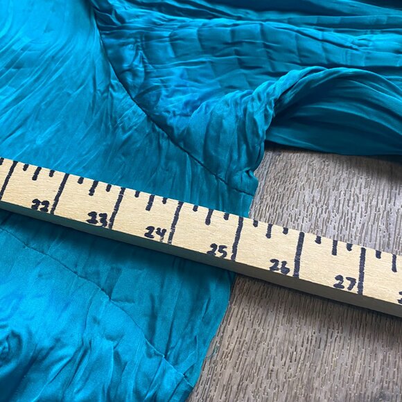 Lane Bryant Teal Long Sleeve Button Front Shirt Size 22/24 - Picture 5 of 6